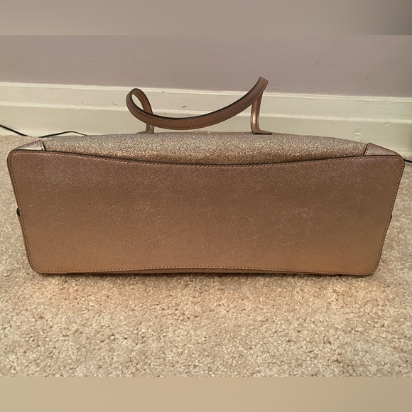 Kate Spade rose gold tote with sparkle ✨️ - Picture 3 of 5